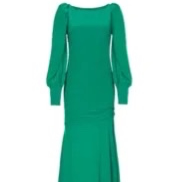 Elegant Green Maxi Dress - Picture 6 of 12